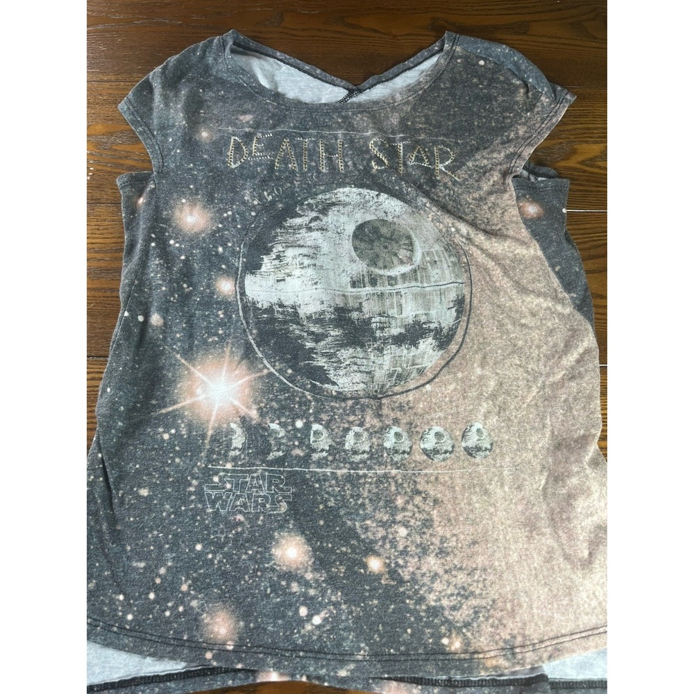 Disney Parks Star Wars Death Star Women's Tank Top Galaxy The Force Size XS